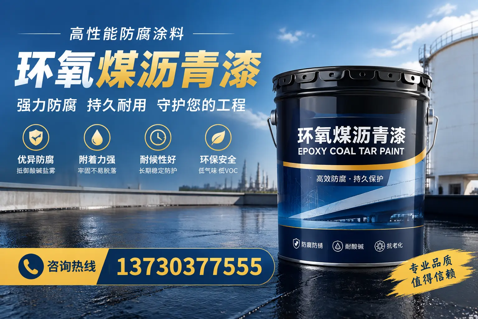 环氧煤沥青漆的耐久性分析,适合邢台的使用场景
